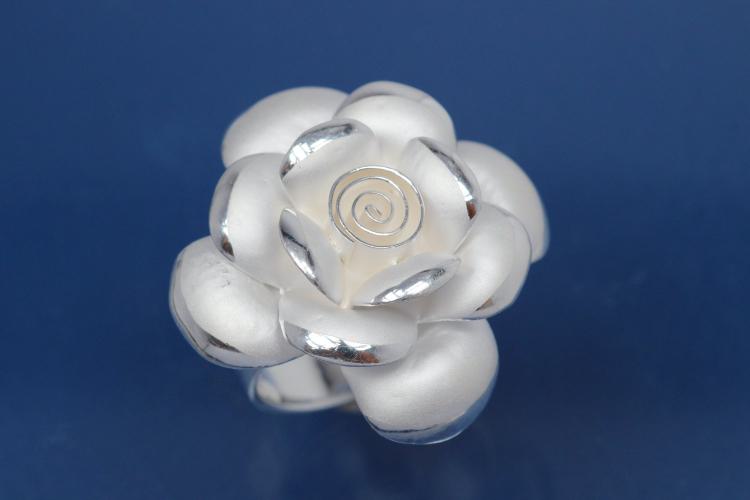 Ring im Rosen-Design 925/- Silber