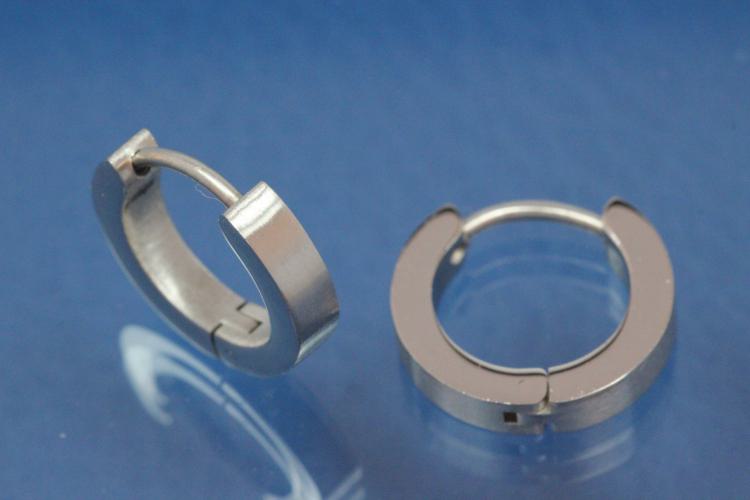 Stainless steel hoops approx AØ 13,5mm x width 3,0mm