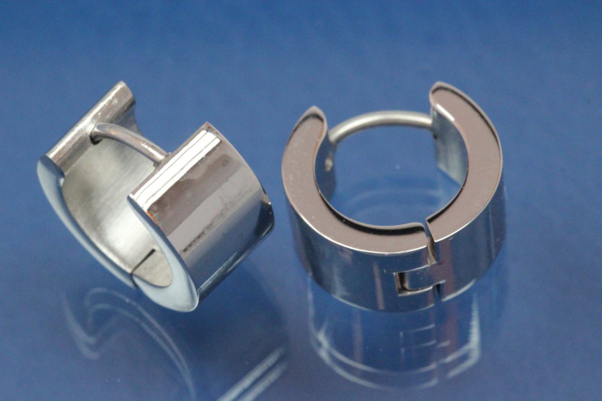Stainless steel hoops approx AØ 13,3mm x width 7,0mm