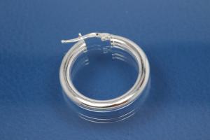 Hoops 925/- Silver rodium plated approx size AØ30mm, IØ22mm, Tube round RD AØ4mm.