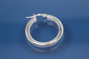Hoops 925/- Silver rodium plated approx size AØ40mm, IØ32mm, Tube round RD AØ4mm.