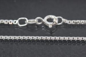 box chain-necklace 50cm with spring ring 925/- Silver