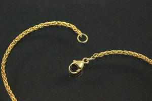 Shield bracelet matt 333/- solid with cable chain approx. Dimensions length 19.0cm, width Ø1.7mm, shield 25x5.3x0.6mm