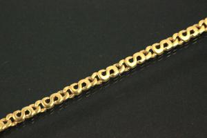 Armband 333/- massive achterförmige Glieder handmontiert mit Karabiner ca.Maße Länge 21,0cm, Breite 4,00mm,