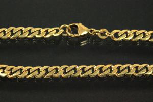 Armband 333/- massive winkelförmige Glieder handmontiert mit Karabiner ca.Maße Länge 21,5cm, Breite 5,60mm,